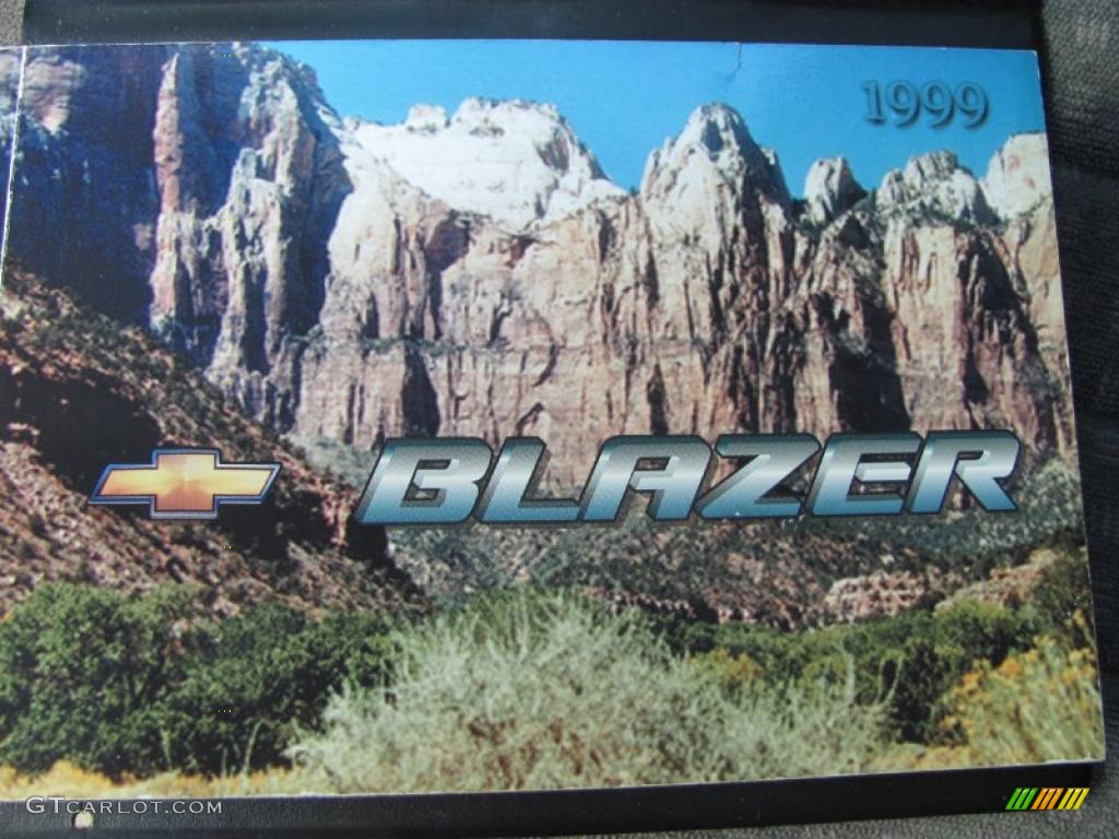 1999 Blazer LS 4x4 - Dark Cherry Red Metallic / Medium Gray photo #21