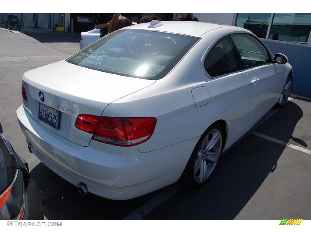 2007 3 Series 335i Coupe - Alpine White / Black photo #3