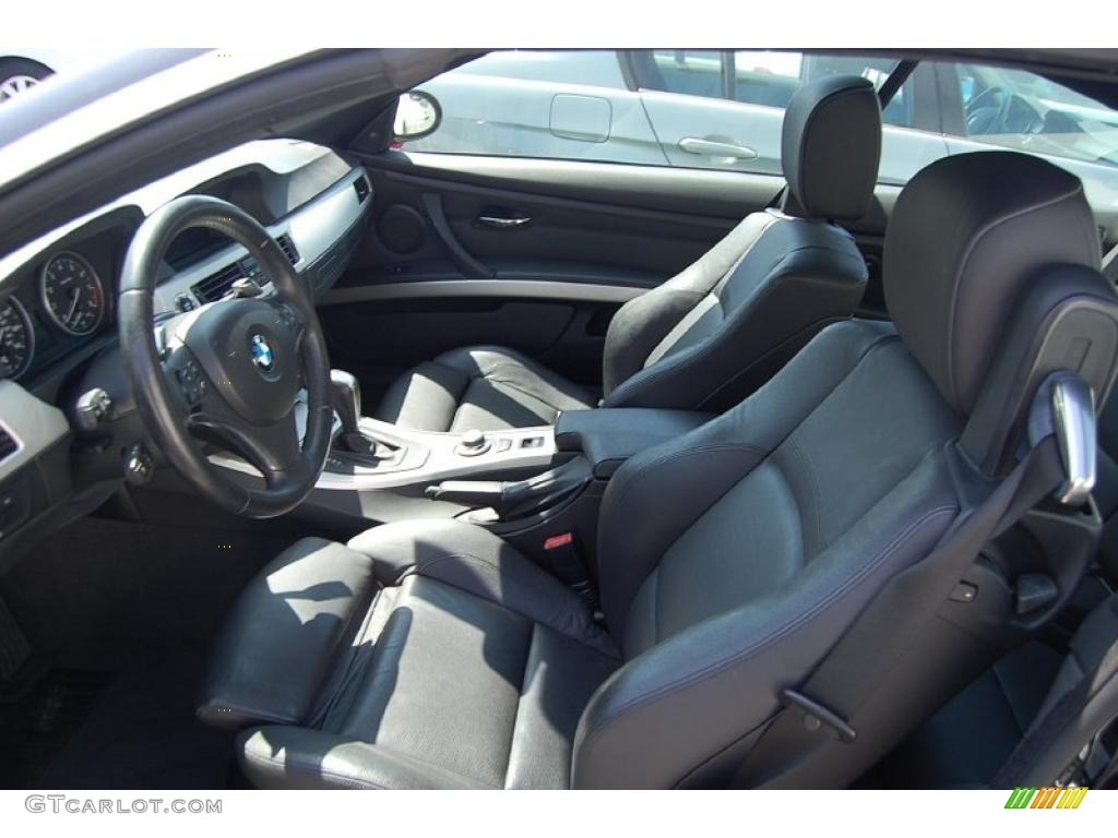 2007 3 Series 335i Convertible - Jet Black / Black photo #5