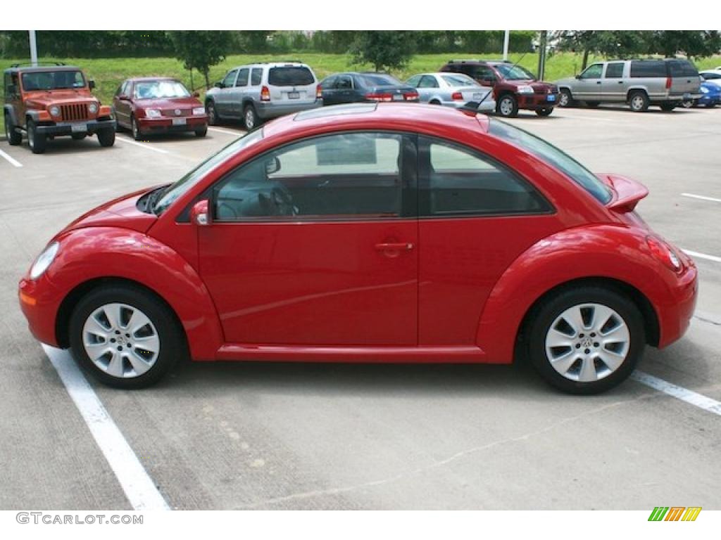 2010 New Beetle 2.5 Coupe - Salsa Red / Black photo #4