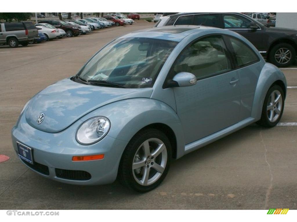 2010 New Beetle 2.5 Coupe - Heaven Blue Metallic / Cream photo #3