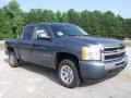 2010 Blue Granite Metallic Chevrolet Silverado 1500 LS Crew Cab  photo #7