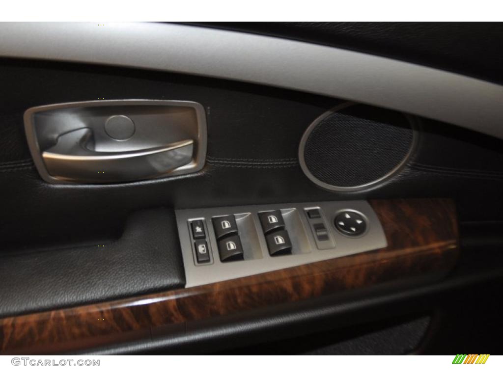 2008 7 Series 750Li Sedan - Azurite Black Metallic / Black photo #13