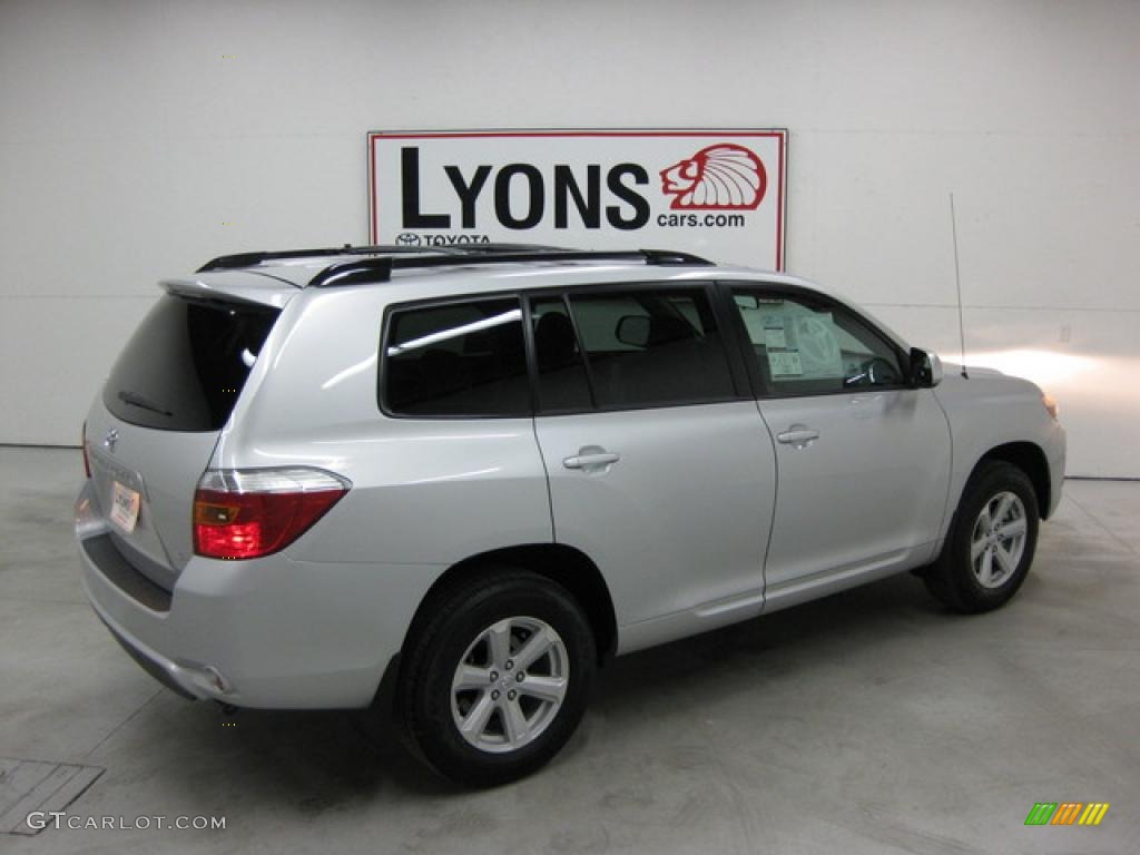 2010 Highlander V6 4WD - Classic Silver Metallic / Ash photo #15