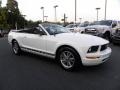 2005 Performance White Ford Mustang V6 Deluxe Convertible  photo #23
