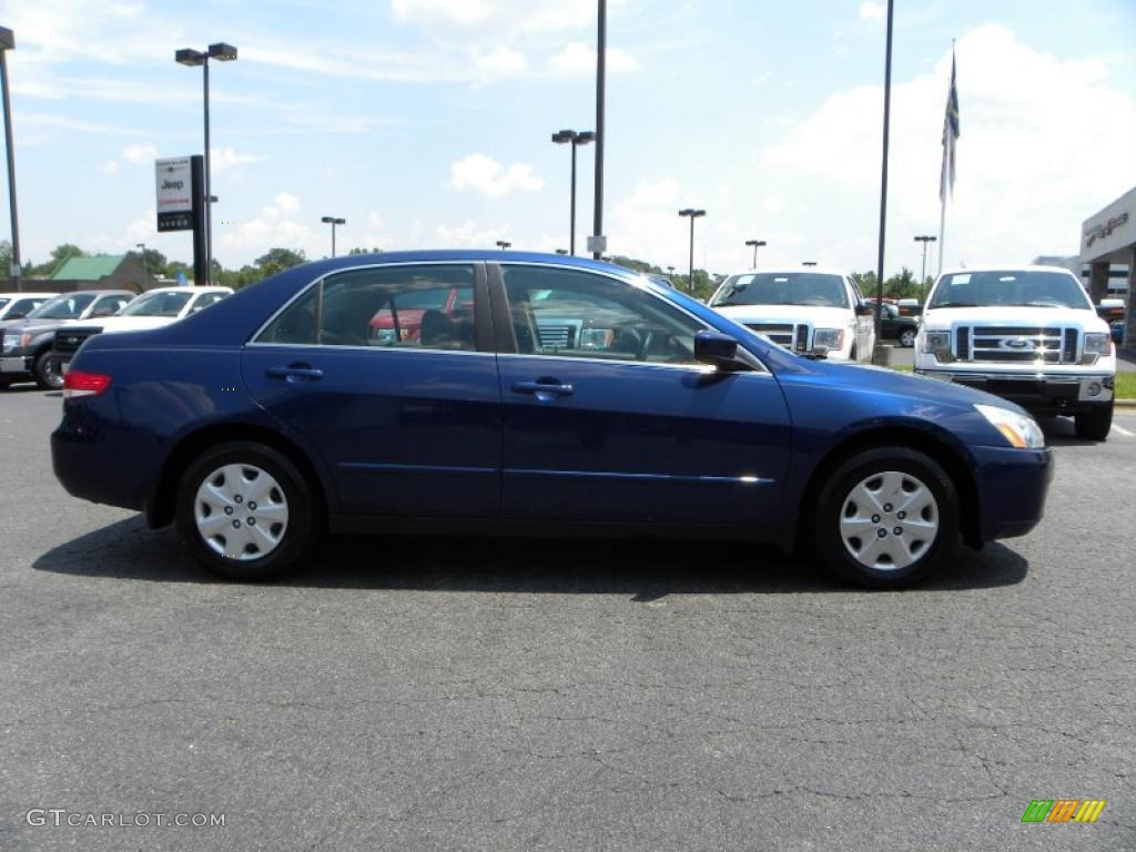 2004 Accord LX Sedan - Eternal Blue Pearl / Gray photo #2