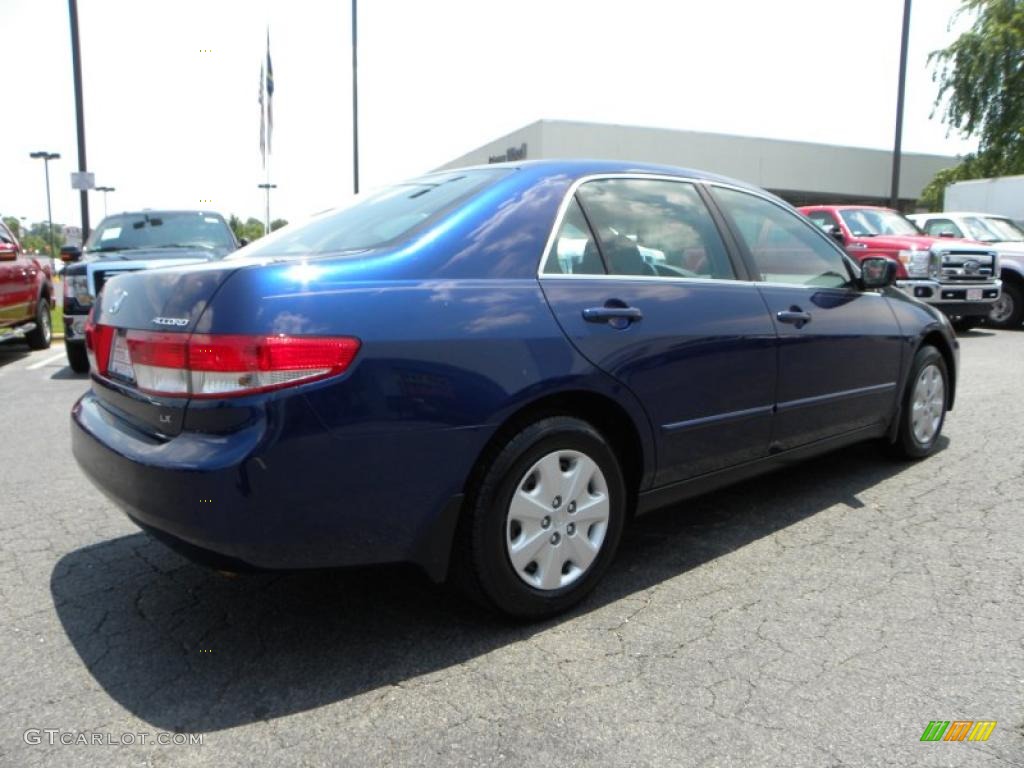 2004 Accord LX Sedan - Eternal Blue Pearl / Gray photo #3