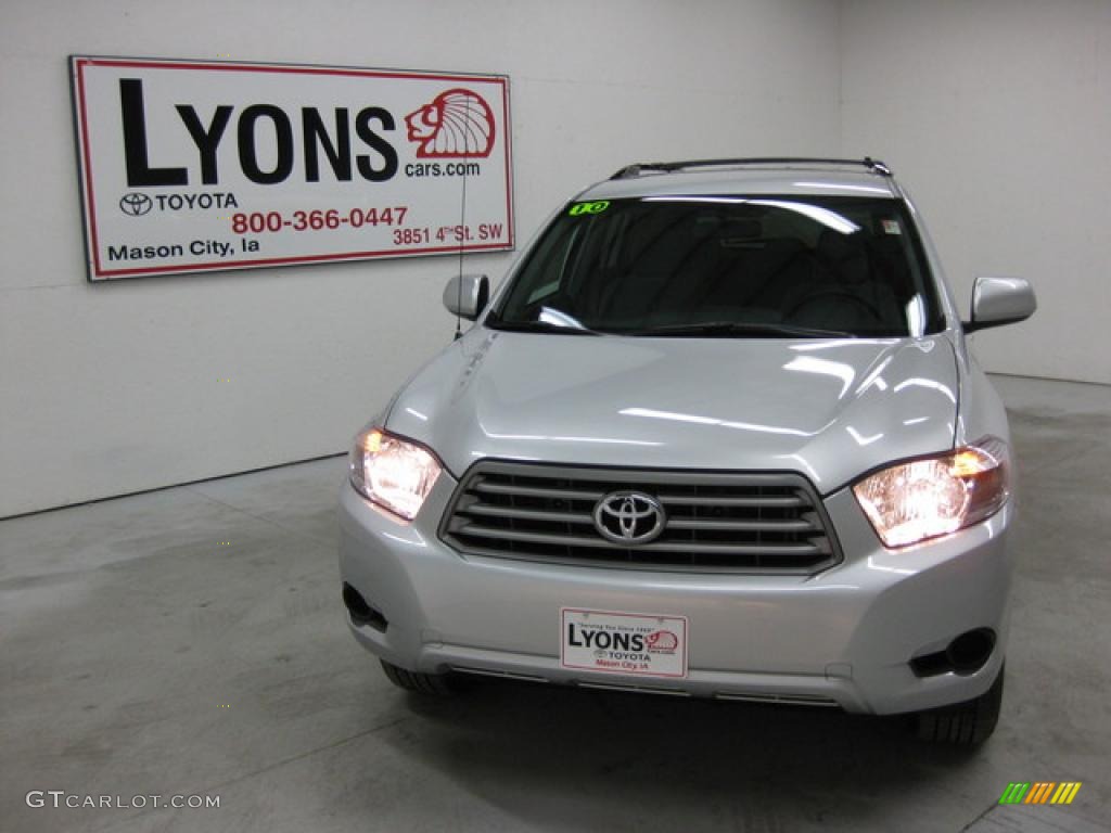 2010 Highlander V6 4WD - Classic Silver Metallic / Ash photo #27