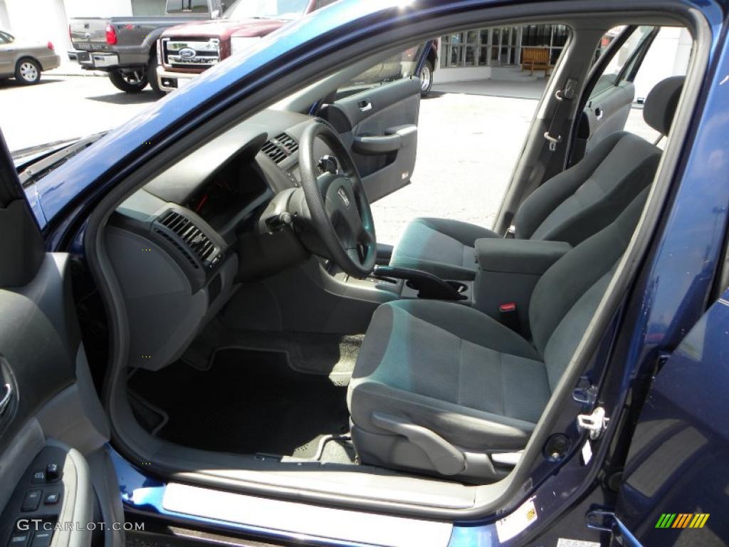 2004 Accord LX Sedan - Eternal Blue Pearl / Gray photo #8