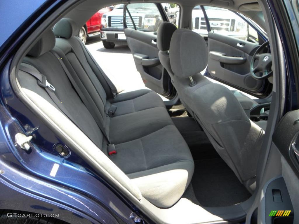 2004 Accord LX Sedan - Eternal Blue Pearl / Gray photo #10