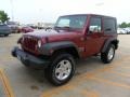 2010 Red Rock Crystal Pearl Jeep Wrangler Sport 4x4  photo #20