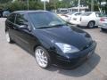 2003 Pitch Black Ford Focus ZX3 Coupe  photo #8