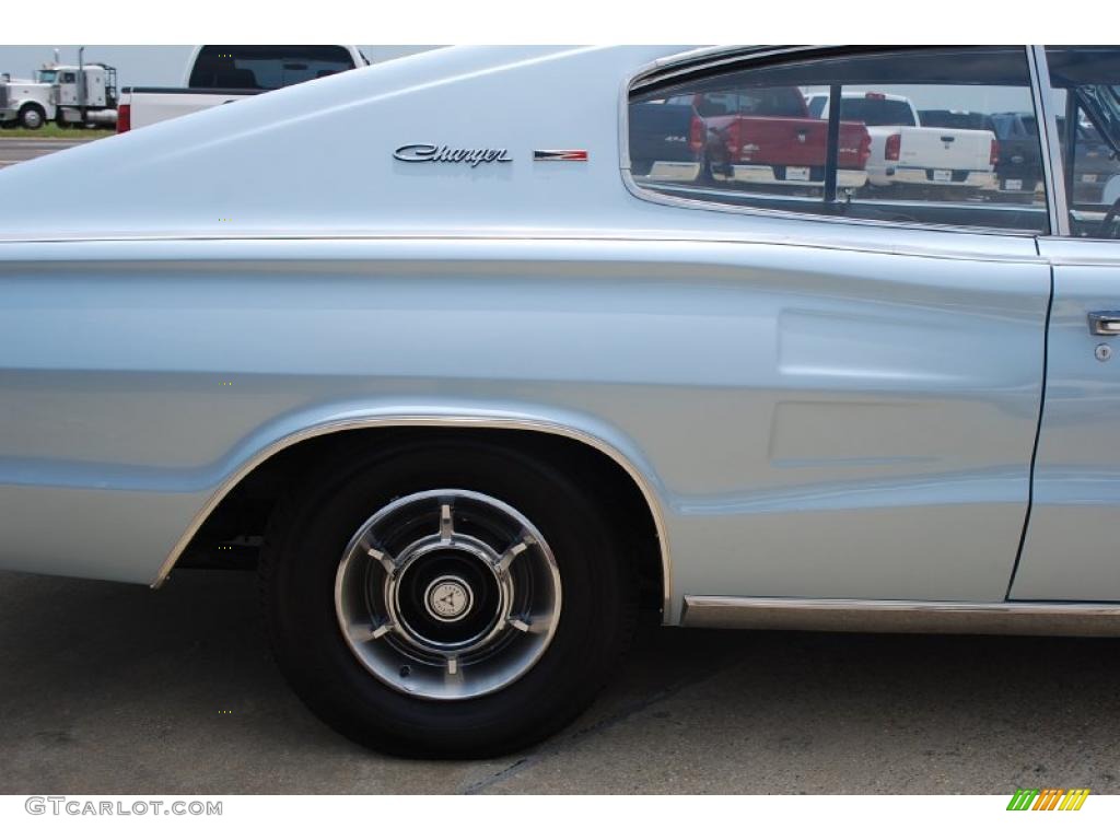 1967 Charger  - Light Blue Metallic / Blue photo #6