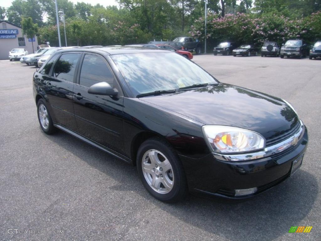 2005 Malibu Maxx LT Wagon - Black / Gray photo #7