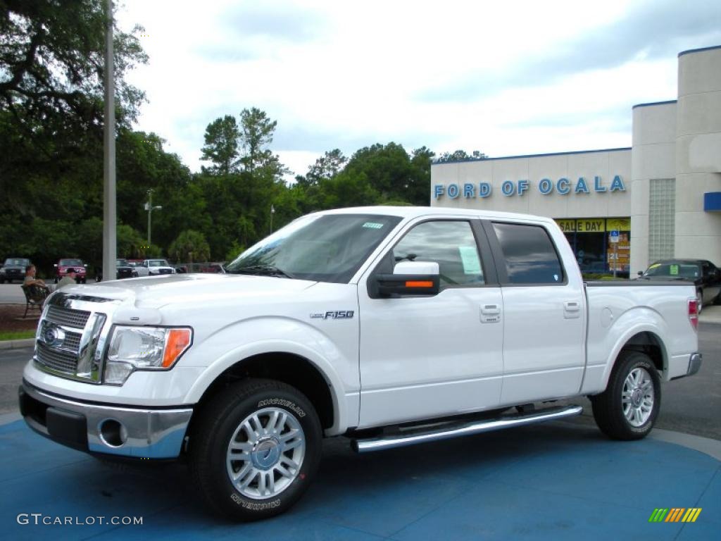 White Platinum Metallic Tri Coat Ford F150