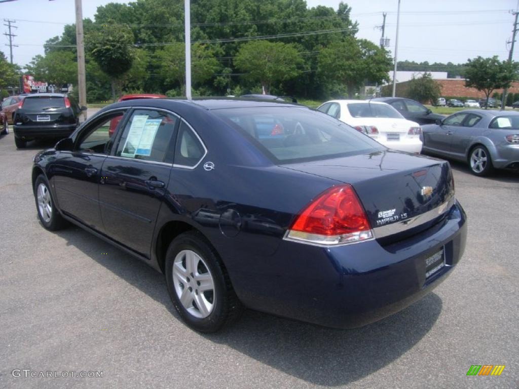 2007 Impala LS - Imperial Blue Metallic / Ebony Black photo #3