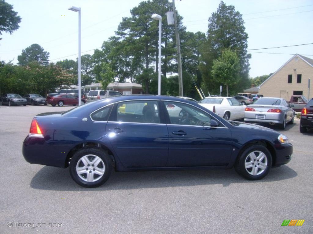 2007 Impala LS - Imperial Blue Metallic / Ebony Black photo #6