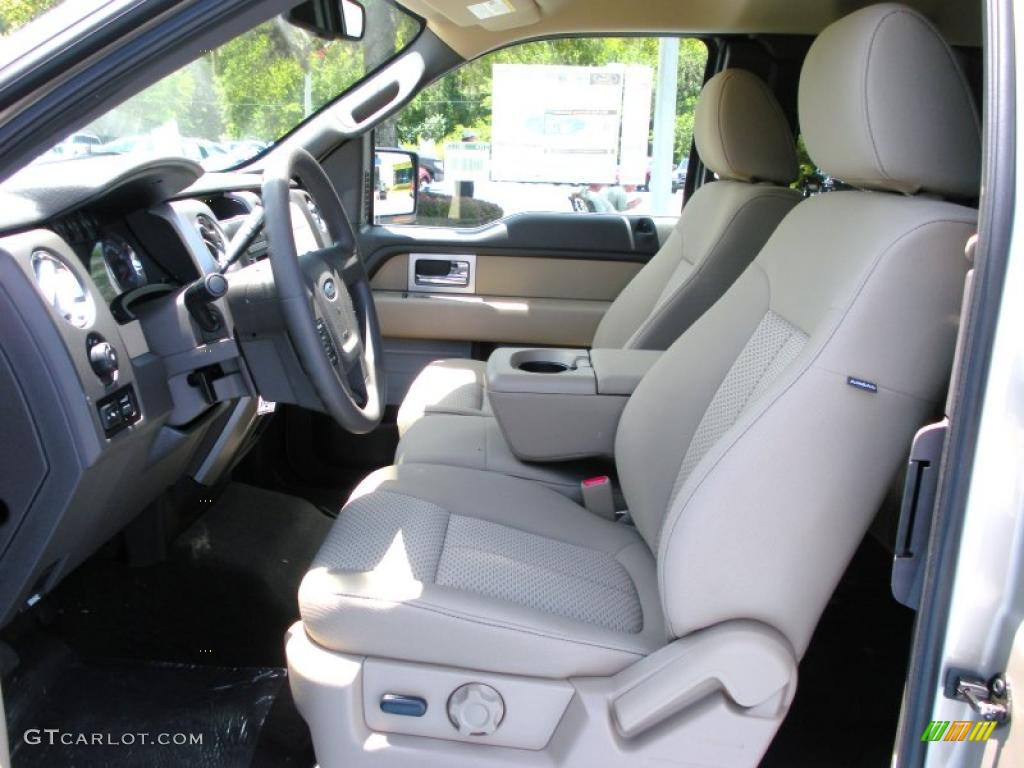 2010 F150 XLT SuperCab - Pueblo Gold Metallic / Medium Stone photo #5