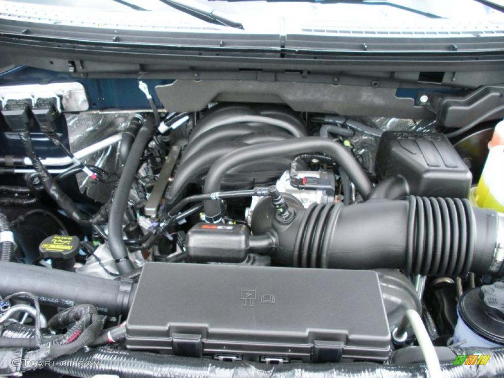 2010 F150 XLT SuperCrew 4x4 - Dark Blue Pearl Metallic / Medium Stone photo #10