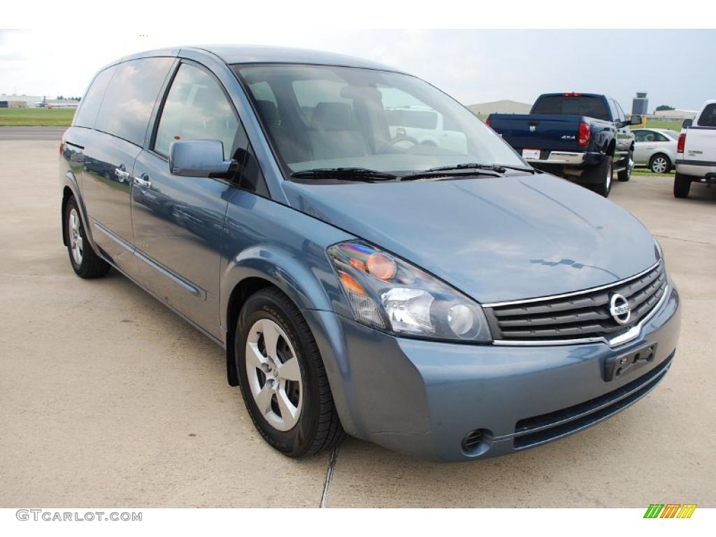 2008 Quest 3.5 - Lakeshore Blue Metallic / Gray photo #6