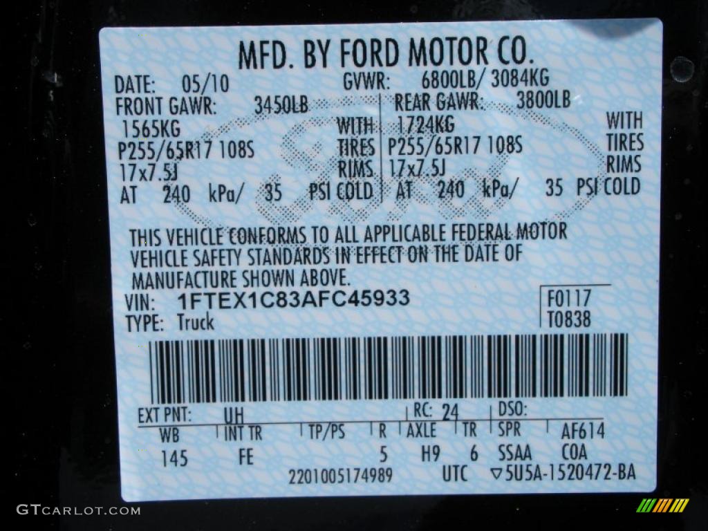 2010 F150 XLT SuperCab - Tuxedo Black / Medium Stone photo #12