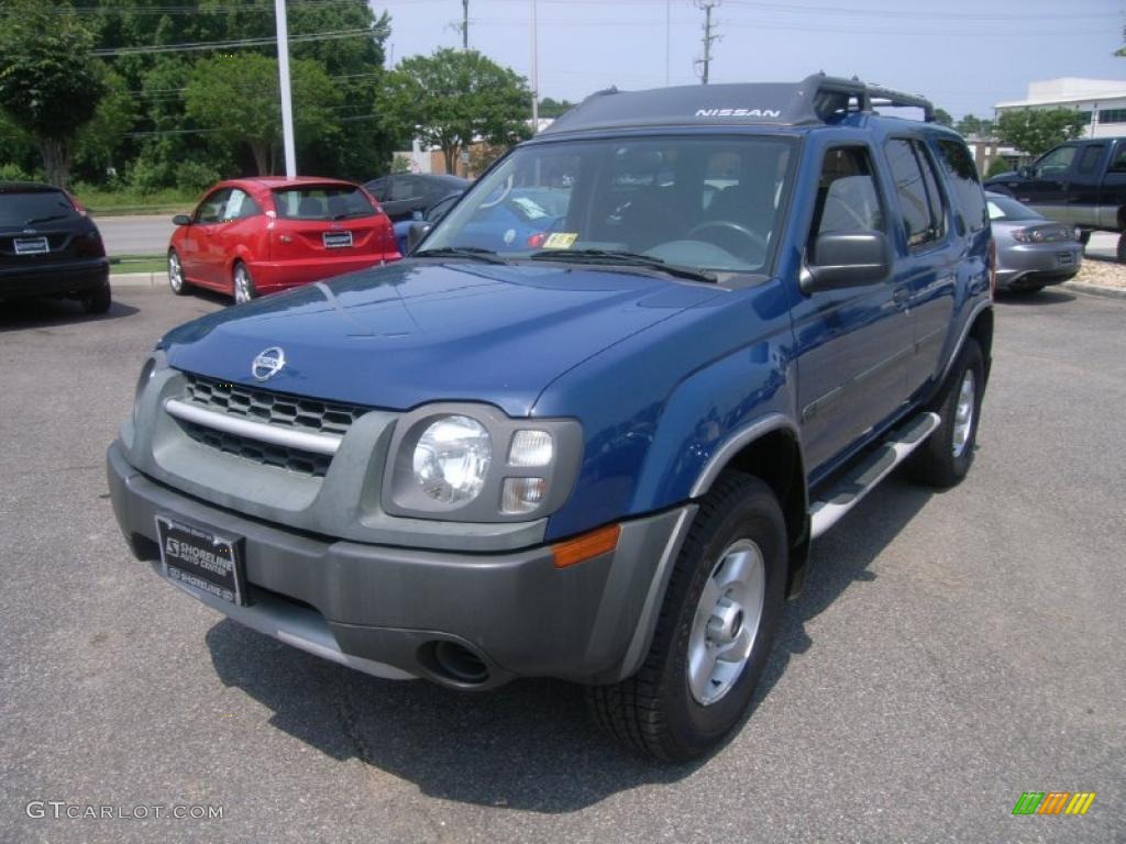 2003 Xterra XE V6 4x4 - Just Blue Metallic / Gray photo #1