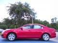 2010 Sangria Red Metallic Ford Fusion SE  photo #2