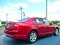 2010 Sangria Red Metallic Ford Fusion SE  photo #3