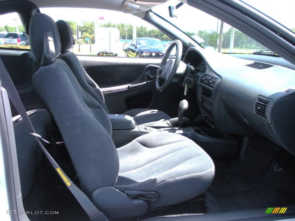 2003 Cavalier LS Sport Coupe - Olympic White / Graphite Gray photo #14