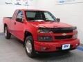 2007 Victory Red Chevrolet Colorado LS Extended Cab  photo #1
