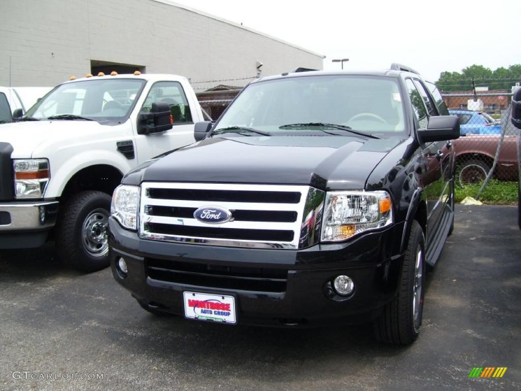 2010 Expedition EL XLT 4x4 - Tuxedo Black / Stone photo #1