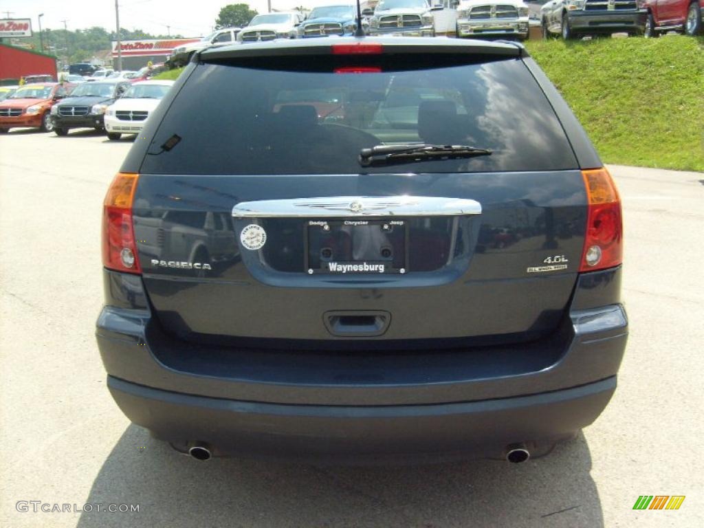 2007 Pacifica AWD - Modern Blue Pearl / Pastel Slate Gray photo #4