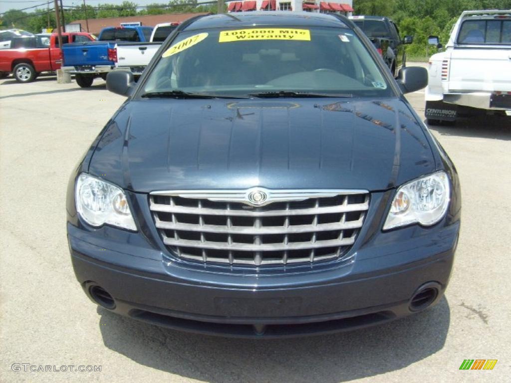 2007 Pacifica AWD - Modern Blue Pearl / Pastel Slate Gray photo #8