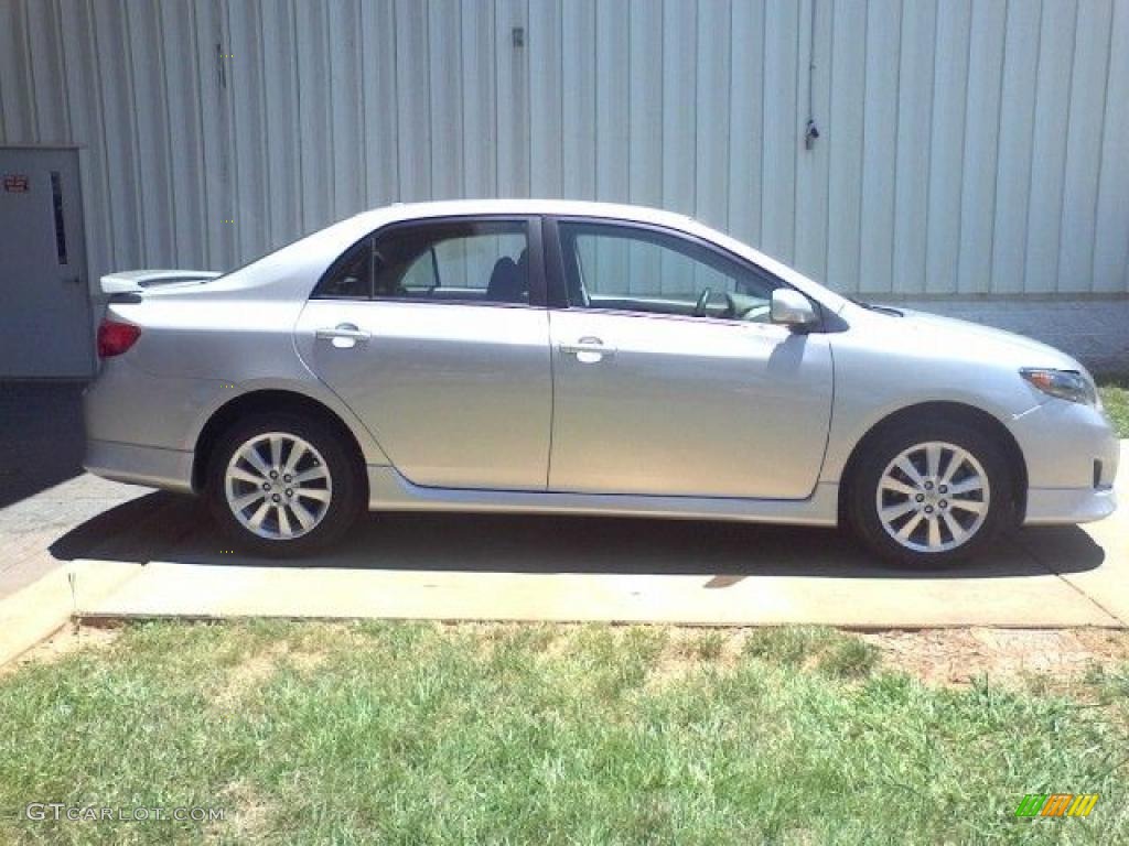 2009 Corolla S - Classic Silver Metallic / Dark Charcoal photo #17
