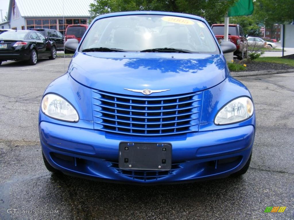 2005 PT Cruiser Convertible - Electric Blue Pearl / Dark Slate Gray photo #9