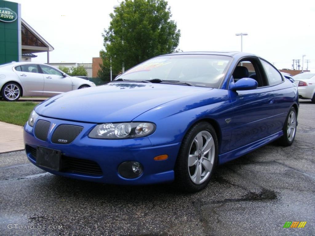 Impulse Blue Metallic Pontiac GTO