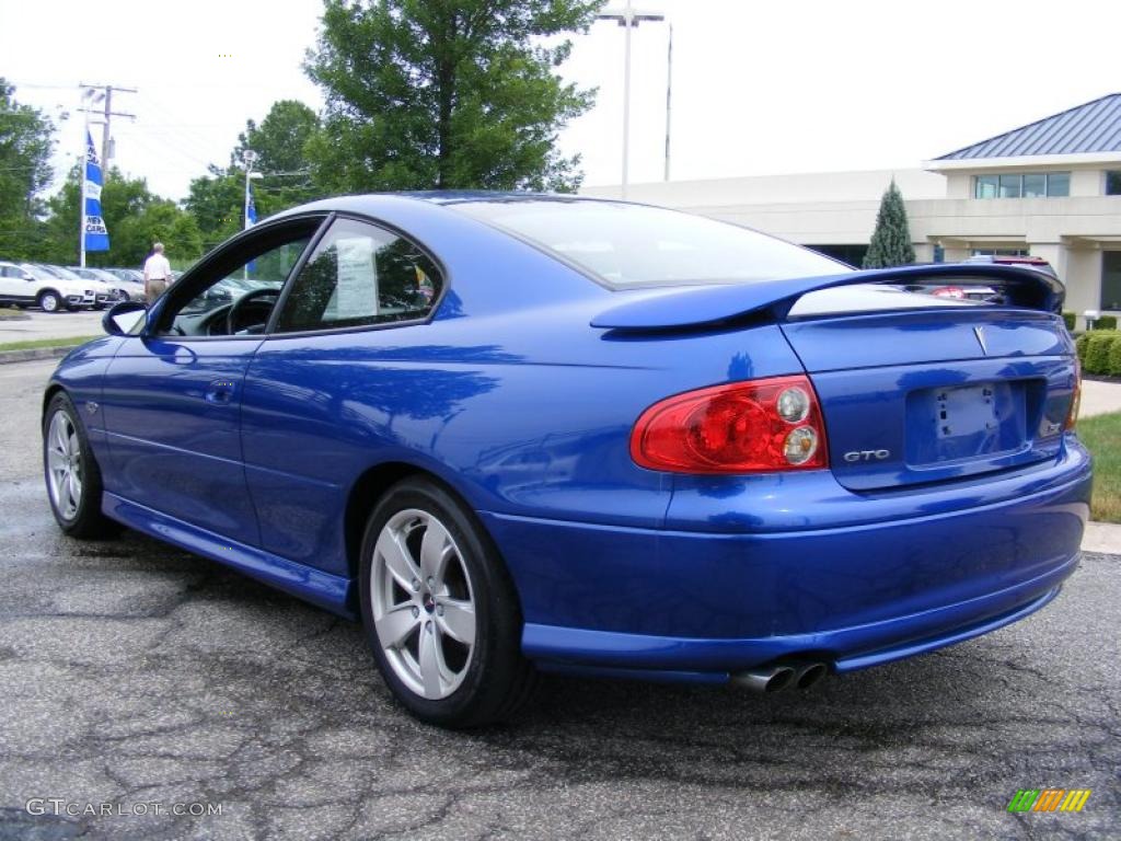 2004 GTO Coupe - Impulse Blue Metallic / Blue photo #3