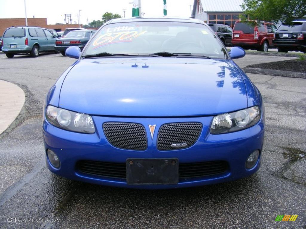 2004 GTO Coupe - Impulse Blue Metallic / Blue photo #8