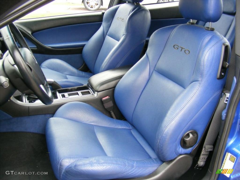 2004 GTO Coupe - Impulse Blue Metallic / Blue photo #9