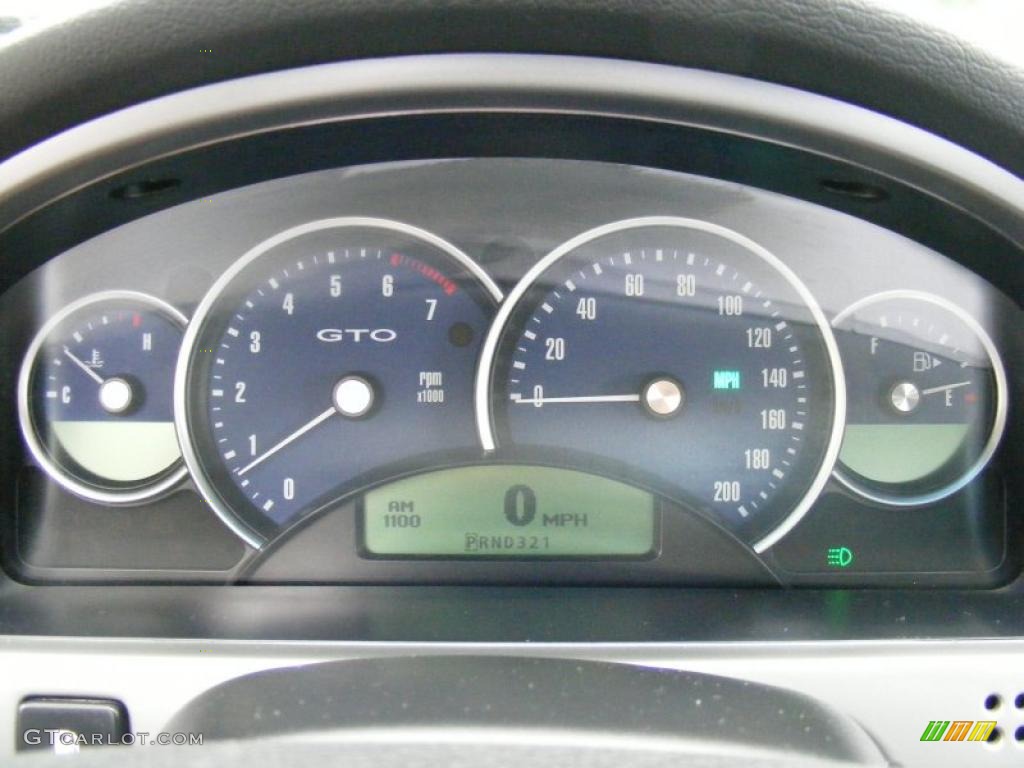 2004 GTO Coupe - Impulse Blue Metallic / Blue photo #17