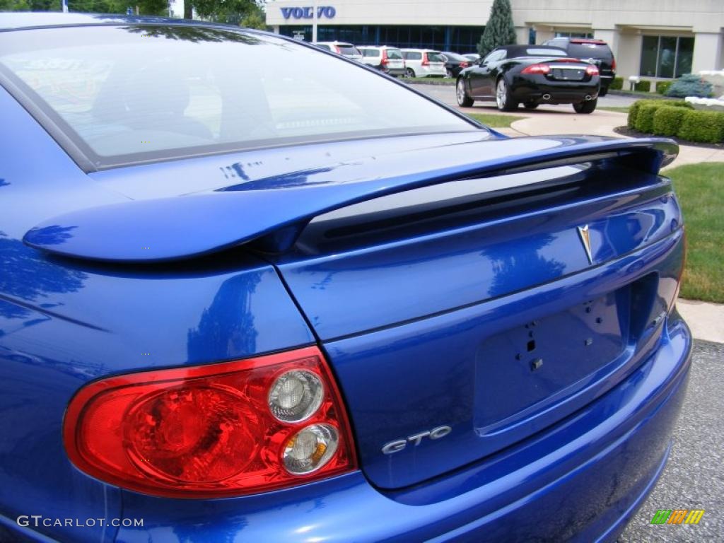 2004 GTO Coupe - Impulse Blue Metallic / Blue photo #27