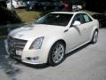 2010 White Diamond Tricoat Cadillac CTS 3.6 Premium Sedan  photo #8