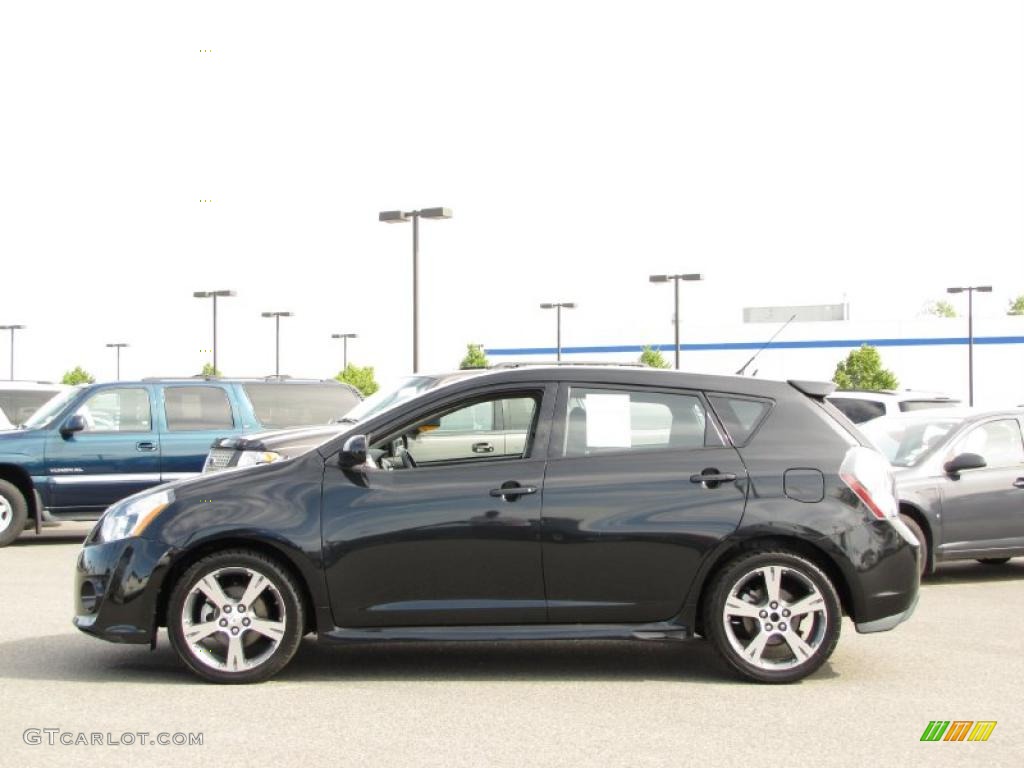 2009 Vibe GT - Jet Black Metallic / Ebony photo #1