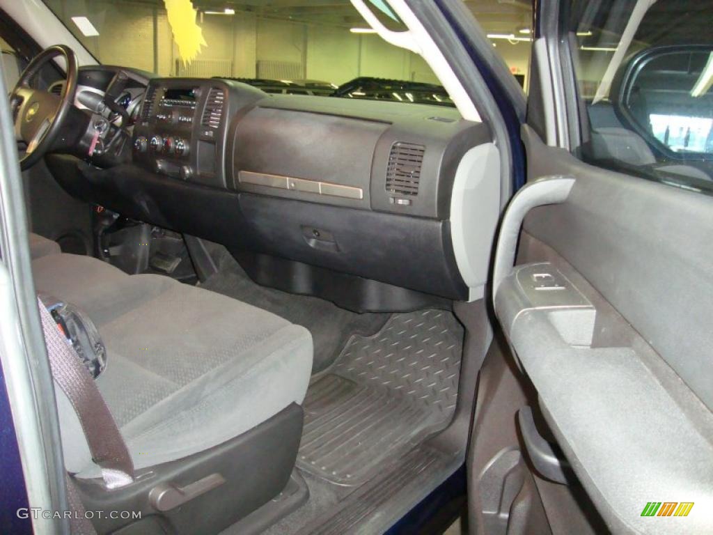 2007 Silverado 1500 LT Extended Cab 4x4 - Dark Blue Metallic / Dark Titanium Gray photo #16