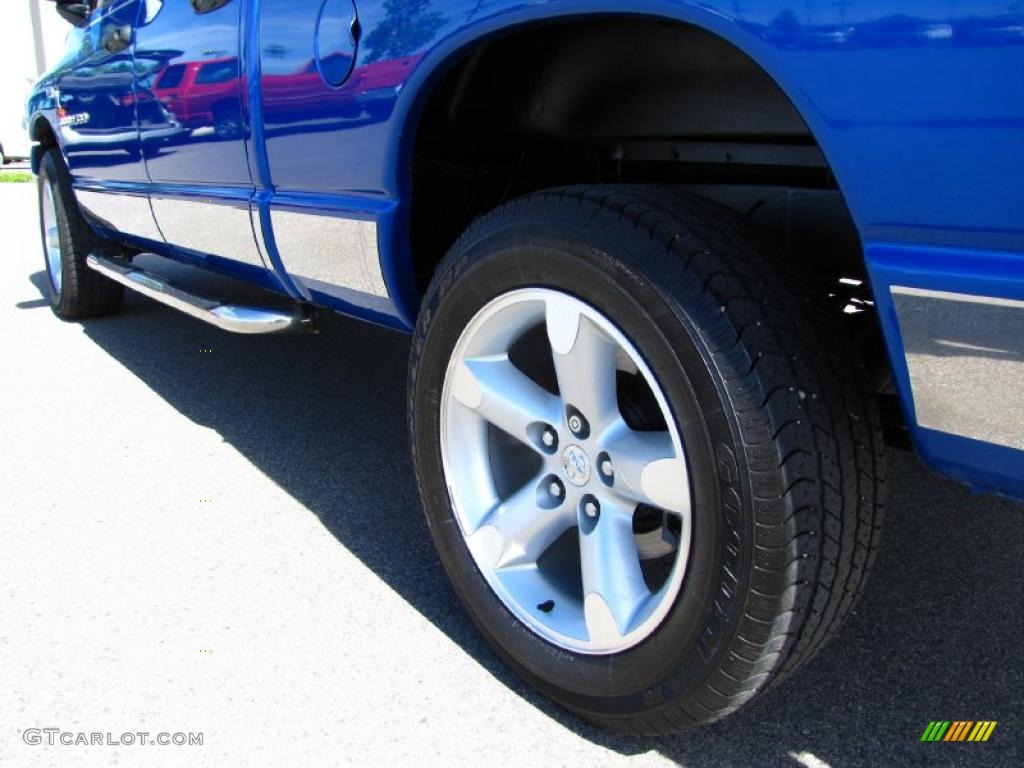2007 Ram 1500 Big Horn Edition Quad Cab 4x4 - Electric Blue Pearl / Medium Slate Gray photo #14