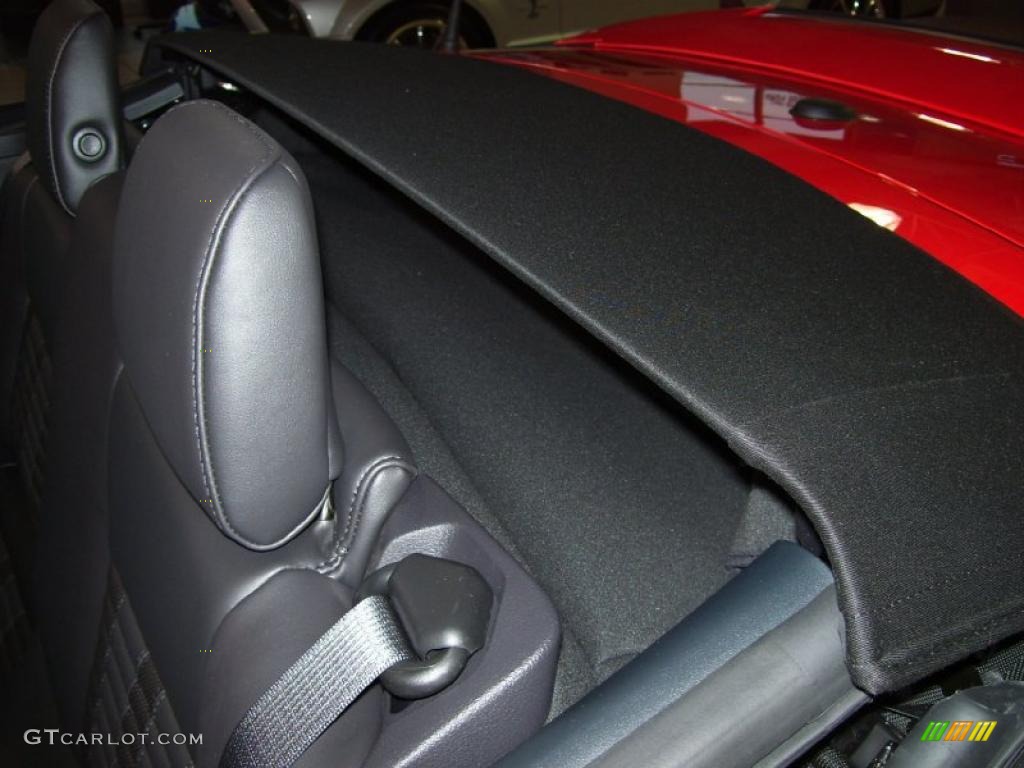 2011 Mustang Shelby GT500 SVT Performance Package Convertible - Race Red / Charcoal Black/Black photo #10