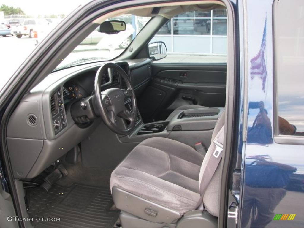 2006 Sierra 1500 SLE Crew Cab 4x4 - Deep Blue Metallic / Dark Pewter photo #4