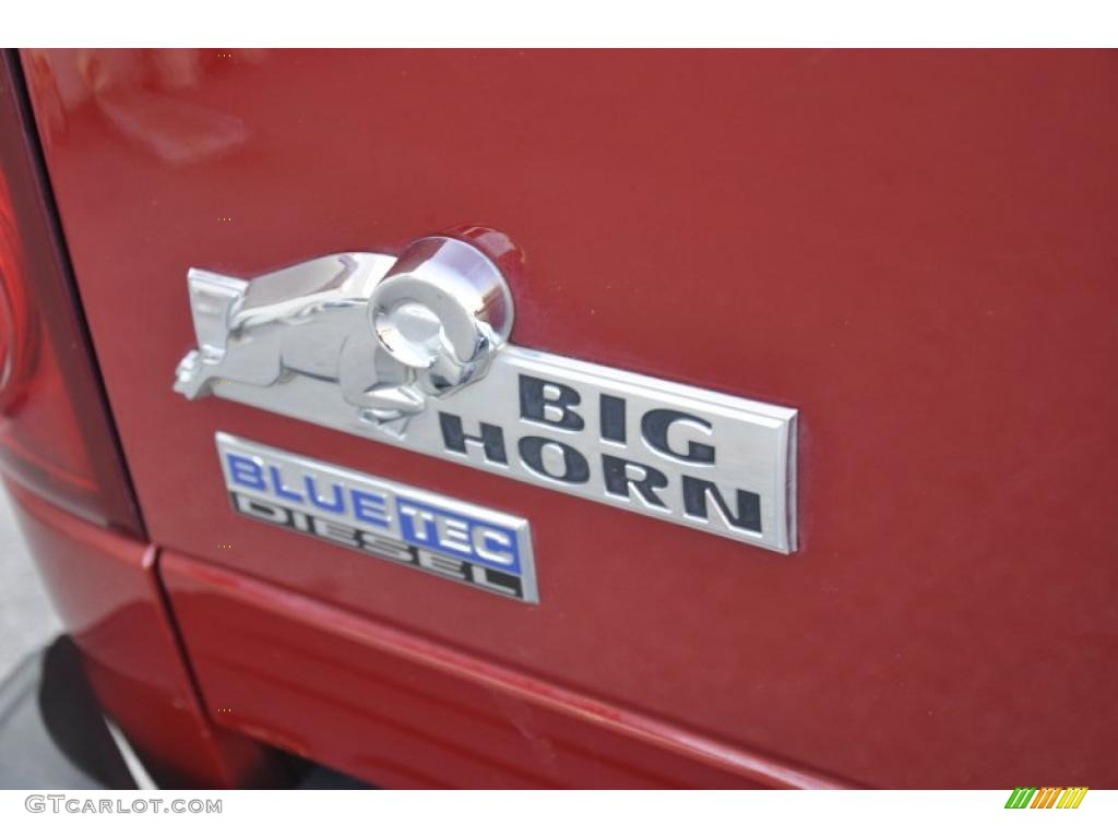 2009 Ram 3500 Big Horn Edition Quad Cab Dually - Inferno Red Crystal Pearl / Medium Slate Gray photo #5