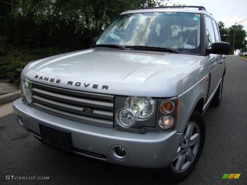 2004 Range Rover HSE - Zambezi Silver Metallic / Charcoal/Jet Black photo #1