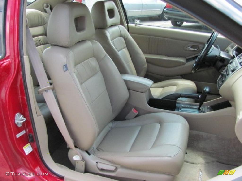 2001 Accord EX Coupe - San Marino Red / Ivory photo #12